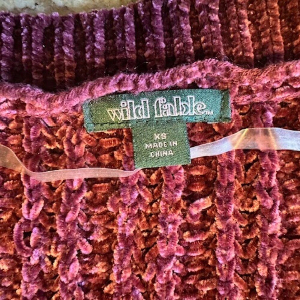Maroon Wild Fable Sweater 8320 - Picture 6 of 8